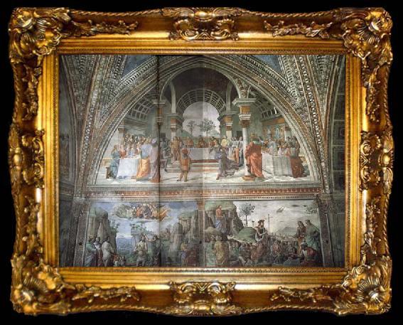 framed  Domenicho Ghirlandaio Gastmahl des Herodes, ta009-2